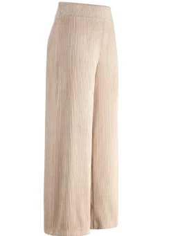 Hot KLAUS MODELLE MADE IN GERMANY Hose in modisch verkürzter Länge HELLBEIGE