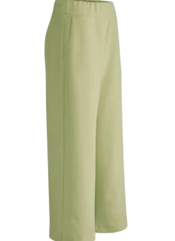 Online KLAUS MODELLE MADE IN GERMANY Hose in modisch verkürzter Länge GRÜN MELANGE