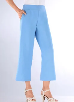 Best KLAUS MODELLE MADE IN GERMANY Hose in modisch verkürzter Länge HELLBLAU MELANGE