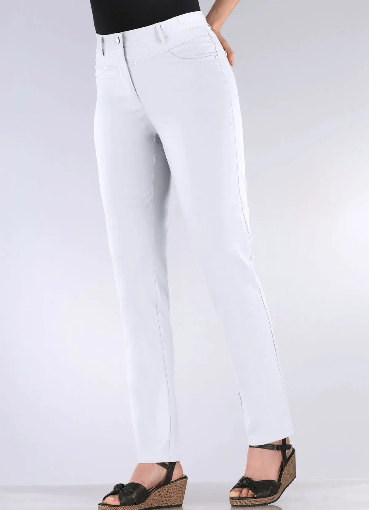 COSMA Hose in 4-Pocket-Form WEISS