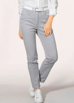 Discount BADER Hose in 5-Pocket-Form GRAU