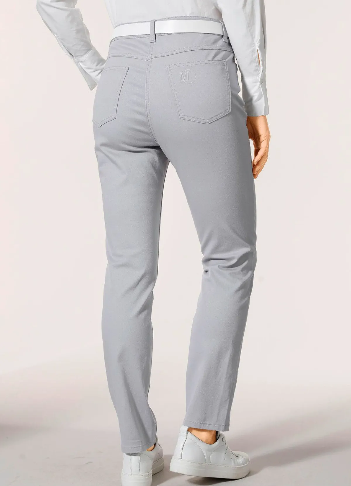 Discount BADER Hose in 5-Pocket-Form GRAU