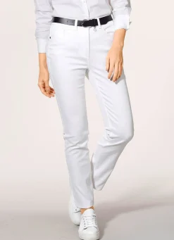 Best BADER Hose in 5-Pocket-Form WEISS
