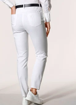 Best BADER Hose in 5-Pocket-Form WEISS