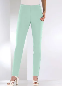 Outlet KLAUS MODELLE MADE IN GERMANY Hose in Schlupfform MINT