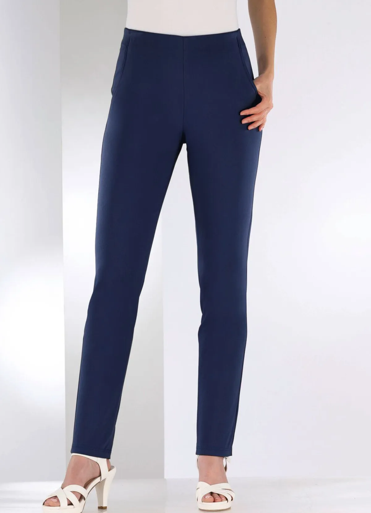 Online KLAUS MODELLE MADE IN GERMANY Hose in Schlupfform MARINE