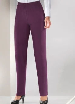 KLAUS MODELLE MADE IN GERMANY Hose in Schlupfform BEERE
