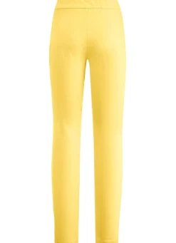 New KLAUS MODELLE MADE IN GERMANY Hose mit abgesteppten Teilungsnähten GELB