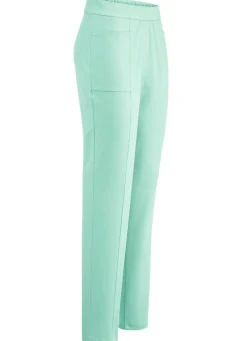 Sale KLAUS MODELLE MADE IN GERMANY Hose mit abgesteppten Teilungsnähten MINT