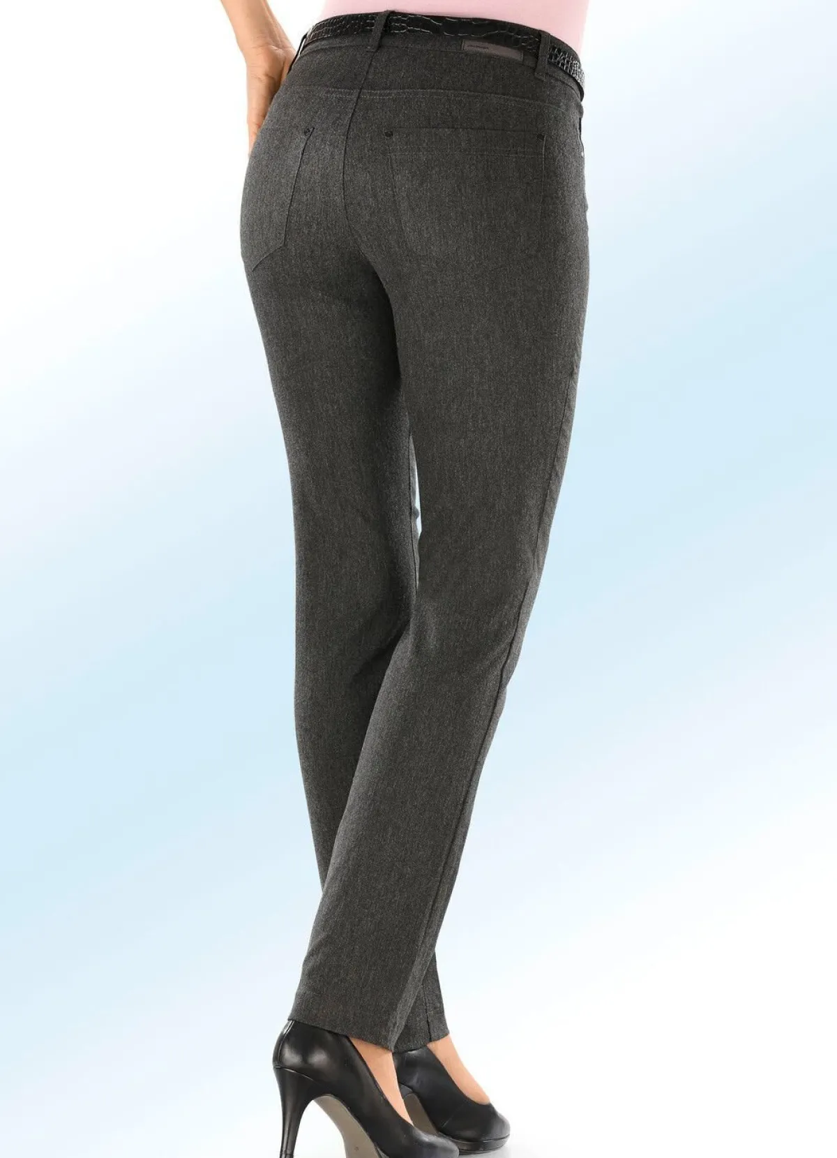 Outlet ASCARI Hose mit angenehm weicher, wärmender Innenseite ANTHRAZIT MEL.