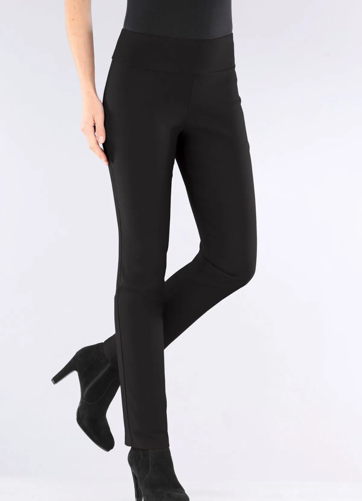 Sale KLAUS MODELLE MADE IN GERMANY Hose mit angenehm wärmender Innenseite SCHWARZ