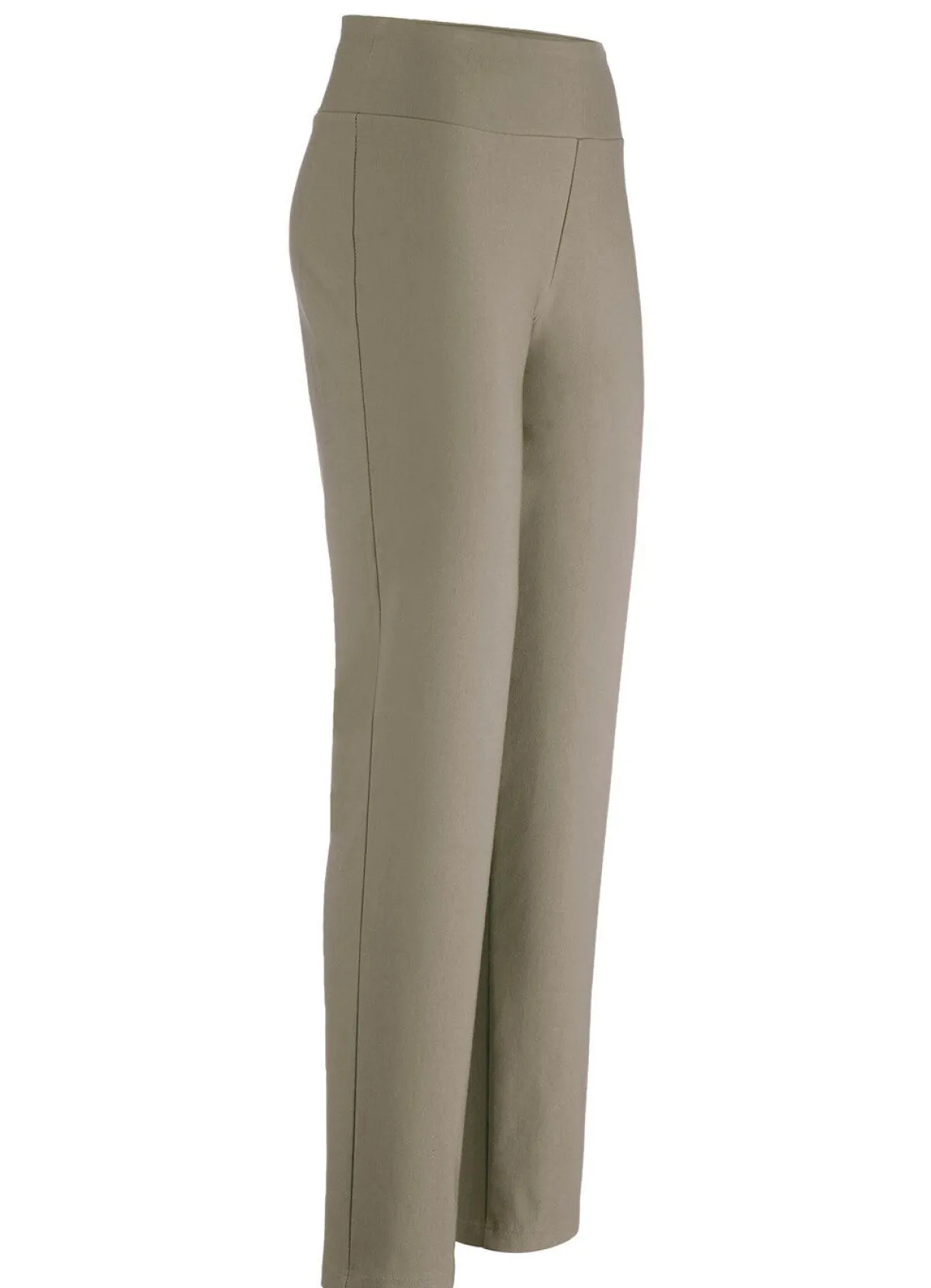 New KLAUS MODELLE MADE IN GERMANY Hose mit angenehm wärmender Innenseite TAUPE