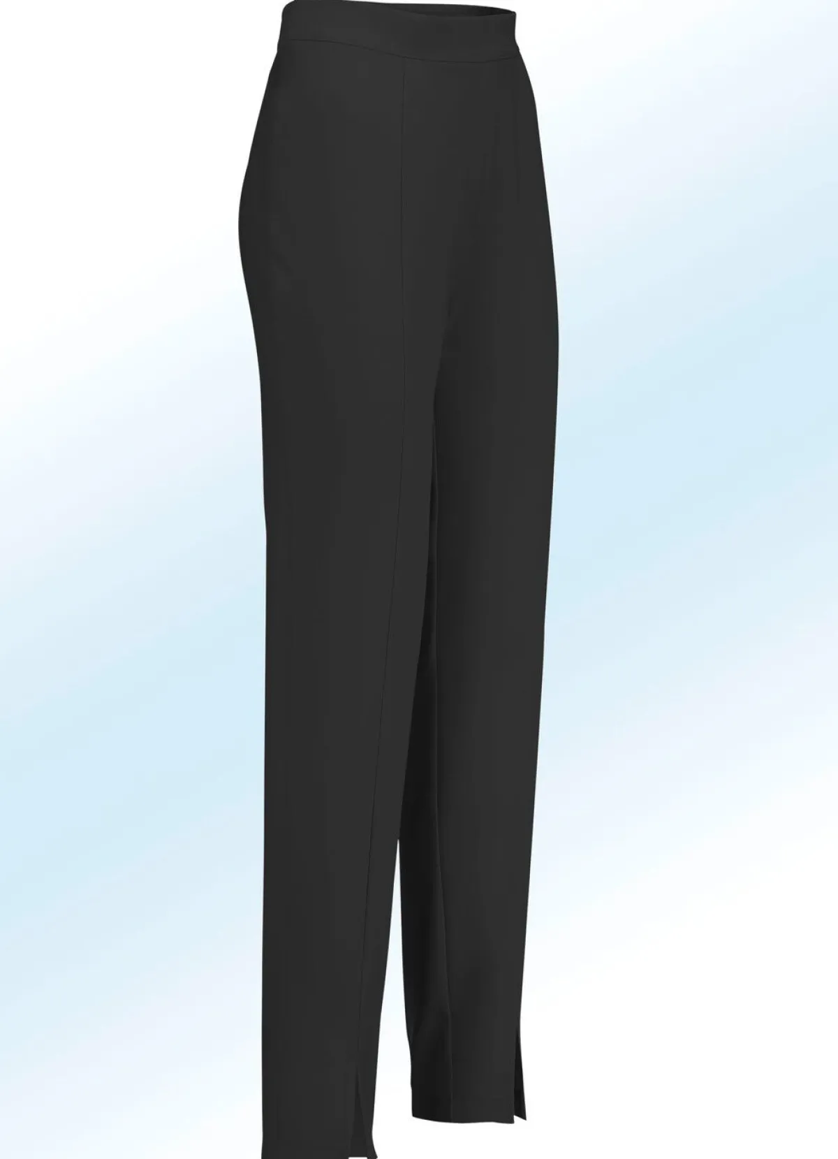 Best BADER Hose mit angesagten Beinschlitzen SCHWARZ