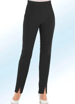 Best BADER Hose mit angesagten Beinschlitzen SCHWARZ