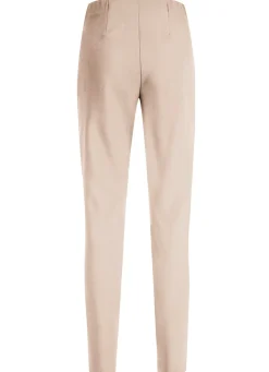 Hot KLAUS MODELLE MADE IN GERMANY Hose mit angeschnittenem Bund BEIGE
