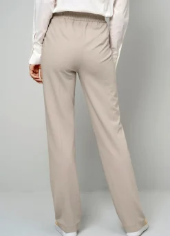 Discount BADER Hose mit Bügelfalten TAUPE