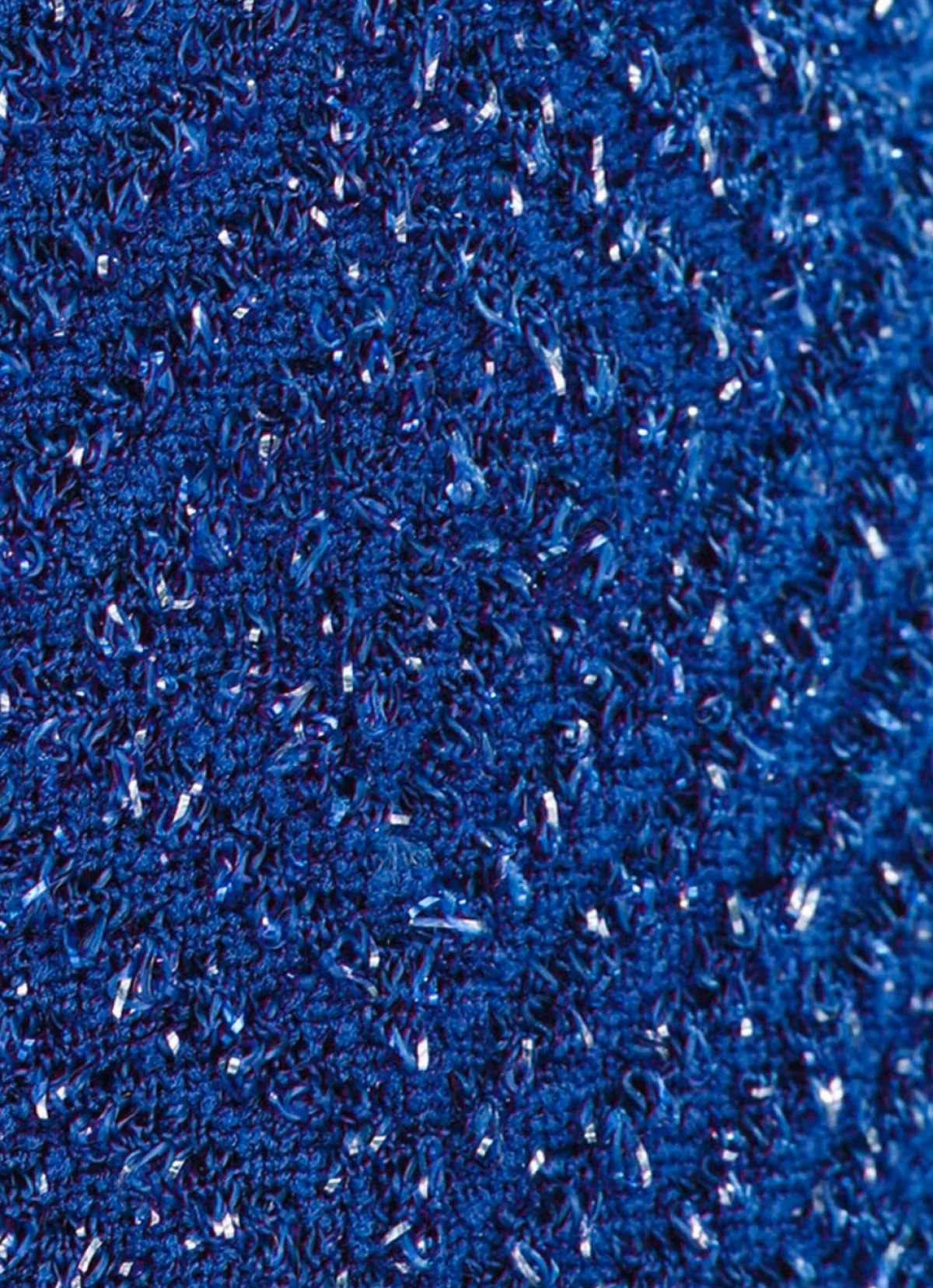 New KLAUS MODELLE MADE IN GERMANY Hose mit edel funkelndem Glanzgarn ROYALBLAU
