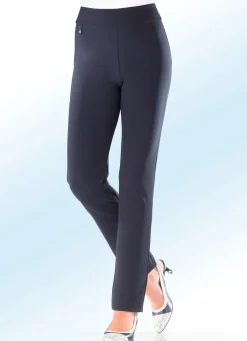 KLAUS MODELLE MADE IN GERMANY Hose mit eingearbeitetem Shaping-Einsatz MARINE