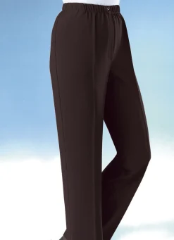 Sale BADER Hose mit eingearbeiteter Tresortasche DUNKELBRAUN MEL