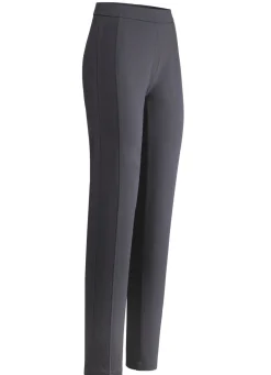 Online KLAUS MODELLE MADE IN GERMANY Hose mit figurgünstiger Teilungsnaht DUNKELGRAU