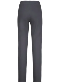 Online KLAUS MODELLE MADE IN GERMANY Hose mit figurgünstiger Teilungsnaht DUNKELGRAU