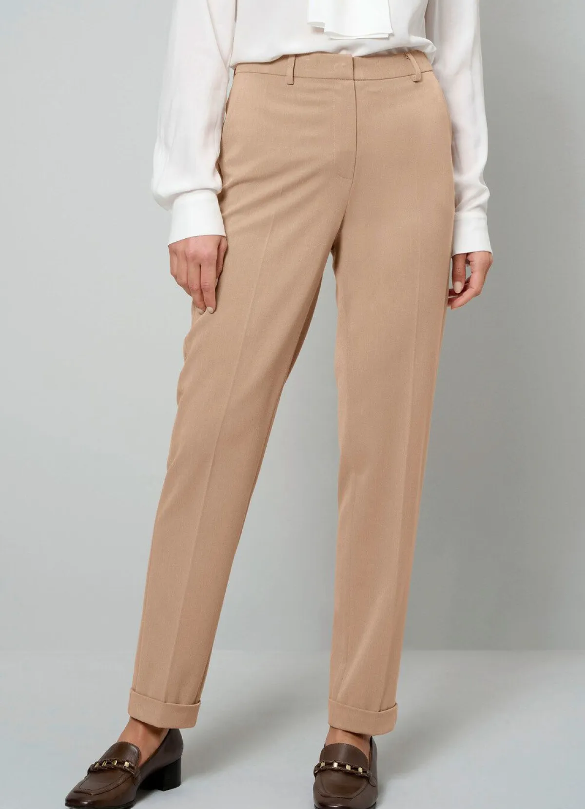 Best BADER Hose mit fixierten Aufschlägen CAMEL