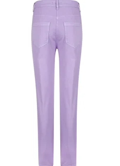 Clearance BADER Hose mit floraler Stickerei FLIEDER