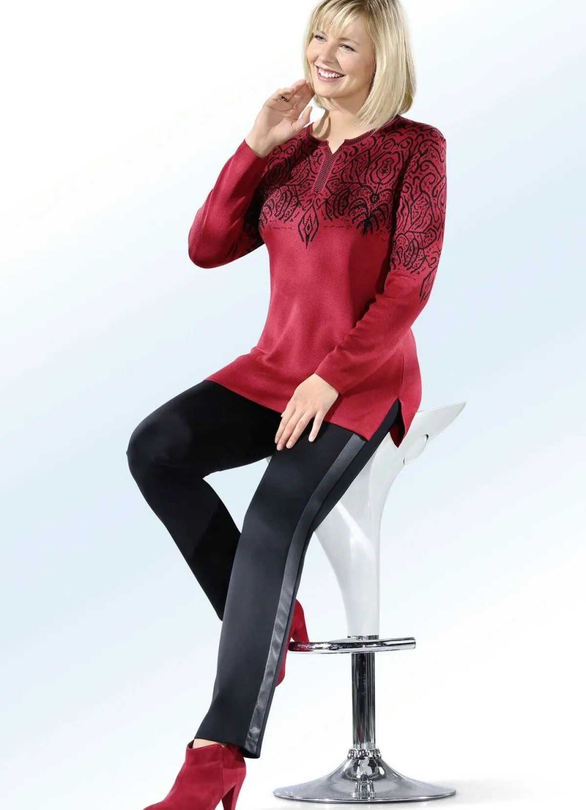 Best KLAUS MODELLE MADE IN GERMANY Hose mit Galon-Streifen