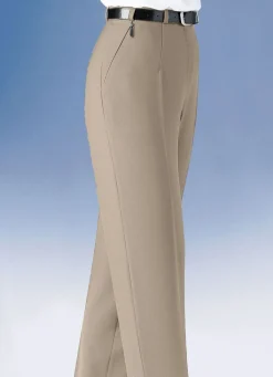 Clearance BADER Hose mit Gürtel SAND
