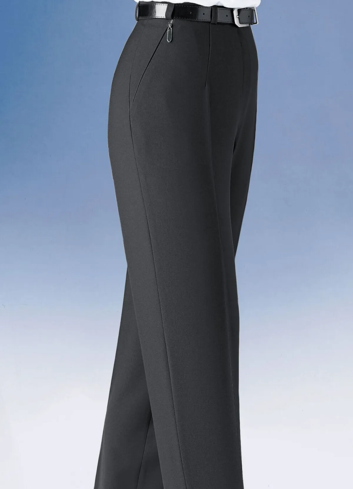 Online BADER Hose mit Gürtel SCHWARZ