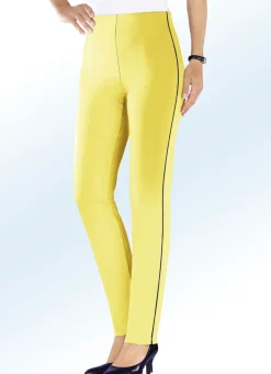 Online KLAUS MODELLE MADE IN GERMANY Hose mit kontrastfarbener Zierpaspel