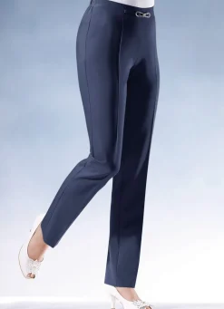 BADER Hose mit modisch schmaler Fußweite MARINE