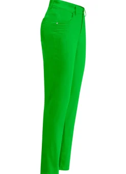 Sale BADER Hose mit platzierten Biesen GRÜN