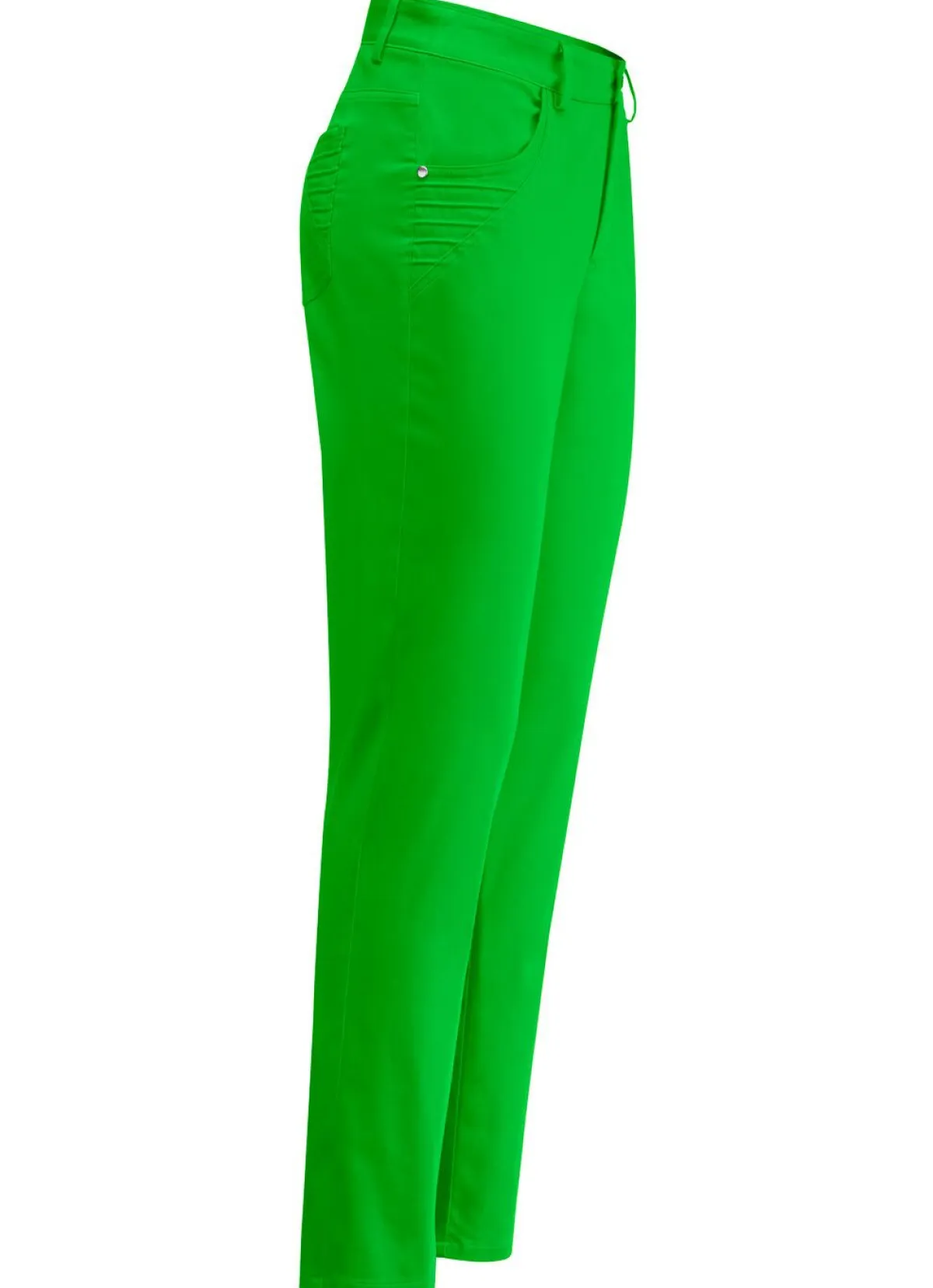 Sale BADER Hose mit platzierten Biesen GRÜN