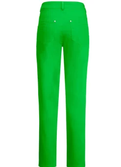 Sale BADER Hose mit platzierten Biesen GRÜN