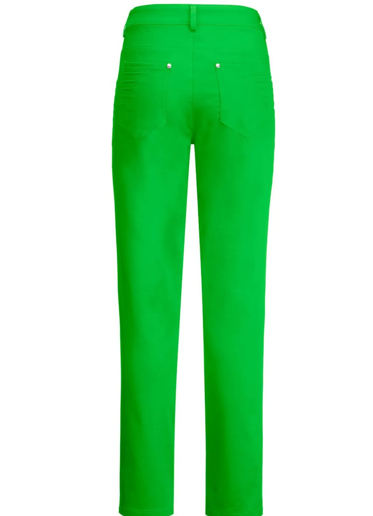 Sale BADER Hose mit platzierten Biesen GRÜN