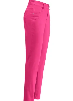 Discount BADER Hose mit platzierten Biesen PINK