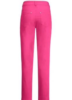 Discount BADER Hose mit platzierten Biesen PINK