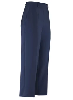 New KLAUS MODELLE MADE IN GERMANY Hose mit rückwärtigem Dehnbund MARINE