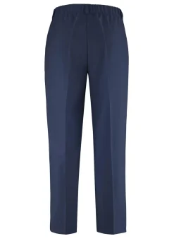 New KLAUS MODELLE MADE IN GERMANY Hose mit rückwärtigem Dehnbund MARINE