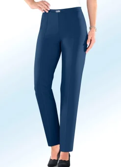 Discount KLAUS MODELLE MADE IN GERMANY Hose mit rückwärtigem Dehnbundeinsatz MARINE