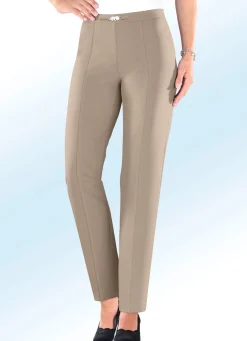 Online KLAUS MODELLE MADE IN GERMANY Hose mit rückwärtigem Dehnbundeinsatz SAND
