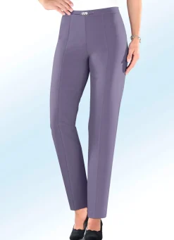 Online KLAUS MODELLE MADE IN GERMANY Hose mit rückwärtigem Dehnbundeinsatz AMETHYST