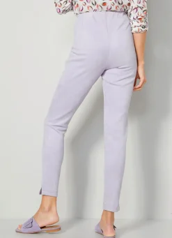 New BADER Hose mit schmaler Fußweite FLIEDER