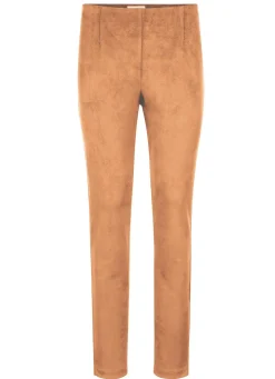 Online BADER Hose mit schmaler Fußweite COGNAC