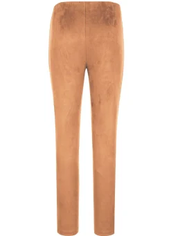 Online BADER Hose mit schmaler Fußweite COGNAC
