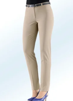 Hot BADER Hose mit schmaler Fußweite BEIGE