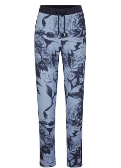 New BADER Hose mit seitlichem Galon-Streifen HELLBLAU-MARINE