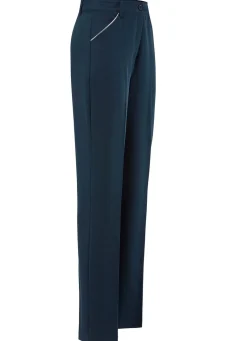 Clearance BADER Hose mit silberfarbener Kontrastpaspel MARINE