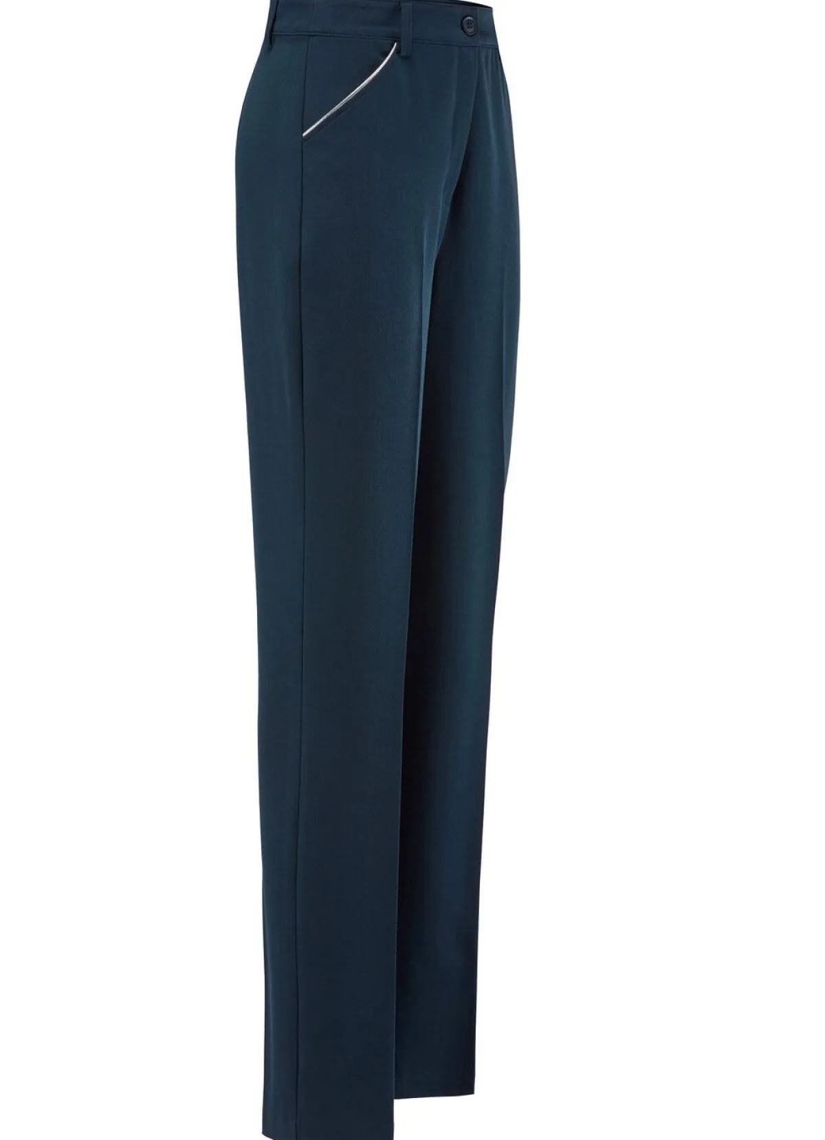 Clearance BADER Hose mit silberfarbener Kontrastpaspel MARINE